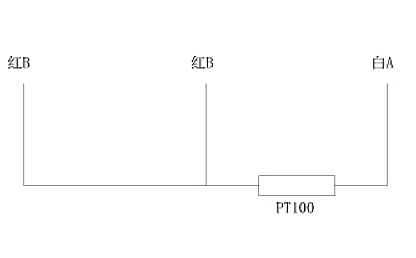 高精度PT100温度传感器铂电阻温度探头T系列 三线制接线图 维连温度传感器